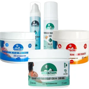 green farm cbd pain cream assortment