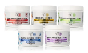 sunset cbd pain creams collection