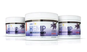 sunset hemp pain creams collection
